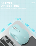 Darrahopens Electronics > Computer Accessories > Mouse & Accessories SM69 Dual Mode Wireless Gaming Mouse, Rechargeable RGB Ergonomic Mice with Adjustable DPI ,green