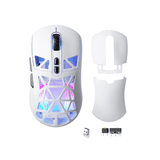 Darrahopens Electronics > Computer Accessories > Mouse & Accessories SM802 Tri‑Mode Gaming Mouse, Adjustable DPI, RGB Backlight, Ergonomic Wireless Mouse,white