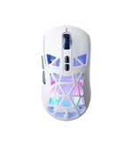 Darrahopens Electronics > Computer Accessories > Mouse & Accessories SM802 Tri‑Mode Gaming Mouse, Adjustable DPI, RGB Backlight, Ergonomic Wireless Mouse,white