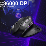 Darrahopens Electronics > Computer Accessories > Mouse & Accessories SOLAKAKA E9 Pro Vertical MMO Mouse Tri-Mode 36000 DPI 8000Hz PAW3395 In Australia - Darrahopens