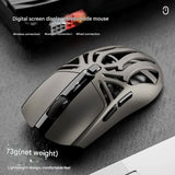Darrahopens Electronics > Computer Accessories > Mouse & Accessories Tri-Mode Wireless Gaming Mouse - 1KHz Polling, 10000 DPI, Digital Display, Lightweight 73g(grey)