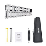 Darrahopens Electronics > Computer Accessories > Mouse & Accessories VEVOR 32 Note Glockenspiel Xylophone Bell Kit, Percussion Instrument with Mallets, Drum Sticks and Carrying Bag, Professional Glockenspiel Xylophone Percussion Instrument Set for Adults & Students