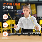 Darrahopens Electronics > Computer Accessories > Mouse & Accessories VEVOR 32 Note Glockenspiel Xylophone Bell Kit, Percussion Instrument with Mallets, Drum Sticks and Carrying Bag, Professional Glockenspiel Xylophone Percussion Instrument Set for Adults & Students
