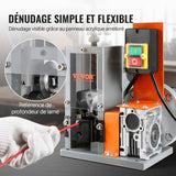 Darrahopens Electronics > Computer Accessories > Mouse & Accessories VEVOR Automatic Wire Stripping Machine, 0.06''-1.18'' Electric Motorized Cable Stripper, 180 W, 60 ft/min Wire Peeler with Visible Stripping Depth Reference, for Scrap Copper Recycling