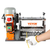 Darrahopens Electronics > Computer Accessories > Mouse & Accessories VEVOR Automatic Wire Stripping Machine, 0.06''-1.57'' Electric Motorized Cable Stripper, 750 W, 98 ft/min Wire Peeler with Visible Stripping Depth Reference, 10 Channels for Scrap Copper Recycling