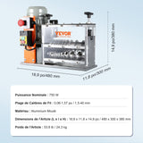 Darrahopens Electronics > Computer Accessories > Mouse & Accessories VEVOR Automatic Wire Stripping Machine, 0.06''-1.57'' Electric Motorized Cable Stripper, 750 W, 98 ft/min Wire Peeler with Visible Stripping Depth Reference, 10 Channels for Scrap Copper Recycling
