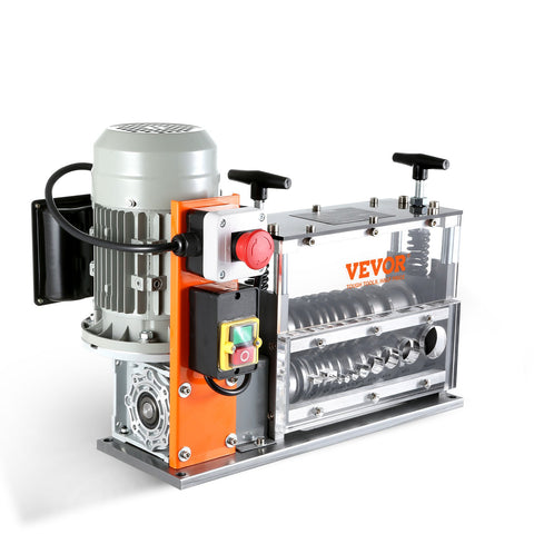 Darrahopens Electronics > Computer Accessories > Mouse & Accessories VEVOR Automatic Wire Stripping Machine, 0.06''-1.57'' Electric Motorized Cable Stripper, 750 W, 98 ft/min Wire Peeler with Visible Stripping Depth Reference, 10 Channels for Scrap Copper Recycling