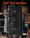 Darrahopens Electronics > Computer Accessories > Mouse & Accessories VEVOR Bass Guitar Hard Case, 1220 mm Rectangular Guitar Hard Case, With Lock Latch Keys Handle, PVC Padding Soft Lining Water-Resistant Hard Shell Guitar Case, for 990-1180 mm Bass Guitars, Black