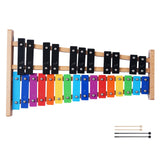 Darrahopens Electronics > Computer Accessories > Mouse & Accessories VEVOR Glockenspiel Xylophone, 27 Notes, Professional Xylophone Percussion Instrument, with Colorful Metal Keys, Includes 4 Mallets, Carrying Bag, Beginner Musical Instrument Kit for Adults and Kids
