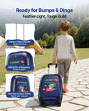 Darrahopens Electronics > Computer Accessories > Mouse & Accessories VEVOR Kids Luggage Set, 2 Piece, 45.7 cm Hardside Rolling Wheels Suitcase with Hard-Shell Backpack, Dinosaur Kids Carry on Luggage Set, Holiday Birthday Present for Girls & Boys, Airline Approved