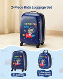 Darrahopens Electronics > Computer Accessories > Mouse & Accessories VEVOR Kids Luggage Set, 2 Piece, 45.7 cm Hardside Rolling Wheels Suitcase with Hard-Shell Backpack, Dinosaur Kids Carry on Luggage Set, Holiday Birthday Present for Girls & Boys, Airline Approved