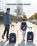 Darrahopens Electronics > Computer Accessories > Mouse & Accessories VEVOR Kids Luggage Set, 2 Piece, 45.7 cm Hardside Rolling Wheels Suitcase with Hard-Shell Backpack, Dinosaur Kids Carry on Luggage Set, Holiday Birthday Present for Girls & Boys, Airline Approved