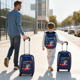 Darrahopens Electronics > Computer Accessories > Mouse & Accessories VEVOR Kids Luggage Set, 2 Piece, 45.7 cm Hardside Rolling Wheels Suitcase with Hard-Shell Backpack, Dinosaur Kids Carry on Luggage Set, Holiday Birthday Present for Girls & Boys, Airline Approved