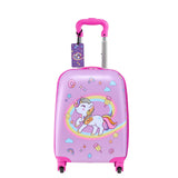 Darrahopens Electronics > Computer Accessories > Mouse & Accessories VEVOR Kids Luggage Set, 2 Piece, 45.7 cm Hardside Rolling Wheels Suitcase with Hard-Shell Backpack, Unicorn Kids Carry on Luggage Set, Holiday Birthday Present for Girls & Boys, Airline Approved