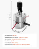 Darrahopens Electronics > Computer Accessories > Mouse & Accessories VEVOR Manual Wire Stripping Machine, 1.5-25 mm, Portable Copper Stripper with Hand Crank or Drill Powered, 64Mn Quenched Blades, 45# Steel Rollers, ABS & PC Wire Peeler, for Scrap Copper Recycling