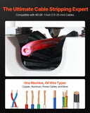 Darrahopens Electronics > Computer Accessories > Mouse & Accessories VEVOR Manual Wire Stripping Machine, 1.5-25 mm, Portable Copper Stripper with Hand Crank or Drill Powered, 64Mn Quenched Blades, 45# Steel Rollers, ABS & PC Wire Peeler, for Scrap Copper Recycling