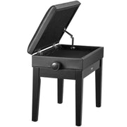 Darrahopens Electronics > Computer Accessories > Mouse & Accessories VEVOR Piano Bench, Keyboard Piano Chair with 19.3"-22.8" Adjustable Height, Padded Cushion, Storage Compartment for Music Books, Heavy Duty Wooden Piano Stool Seat, for Vanity, Living Room, Bedroom