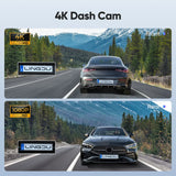 Darrahopens Electronics > Computer Accessories > Webcams 2 Channel 4K Dashcam with 1080P, 5G WiFi, GPS, Parking Monitor, Voice Control, Free 64GB TF Card In Australia - Darrahopens