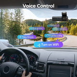 Darrahopens Electronics > Computer Accessories > Webcams 2 Channel 4K Dashcam with 1080P, 5G WiFi, GPS, Parking Monitor, Voice Control, Free 64GB TF Card In Australia - Darrahopens