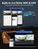 Darrahopens Electronics > Computer Accessories > Webcams 3.19" Black IPS Dual Dash Cam with 4K+1080P, 5G WiFi, GPS, Night Vision & Free 64GB Card