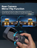 Darrahopens Electronics > Computer Accessories > Webcams 3.19" Black IPS Dual Dash Cam with 4K+1080P, 5G WiFi, GPS, Night Vision & Free 64GB Card