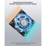Darrahopens Electronics > Computers & Tablets > Desktops & Accessories 120mm 12V PC Case Fan - Adjustable Wind Speed, AC 220V - 240V Fan, 2750RPM, Laptop PC Fan for TV, Radio, Router