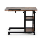 Darrahopens Electronics > Computers & Tablets > Desktops & Accessories Artiss 3 Tier Adjustable Laptop Desk Tiltable Mobile Side Table Wheels