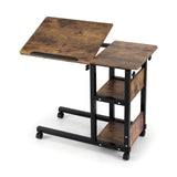 Darrahopens Electronics > Computers & Tablets > Desktops & Accessories Artiss 3 Tier Adjustable Laptop Desk Tiltable Mobile Side Table Wheels