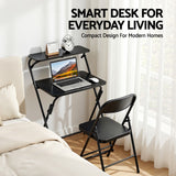 Darrahopens Electronics > Computers & Tablets > Desktops & Accessories Artiss Laptop Desk Foldable Study Desk Home Office Black
