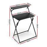 Darrahopens Electronics > Computers & Tablets > Desktops & Accessories Artiss Laptop Desk Foldable Study Desk Home Office Black