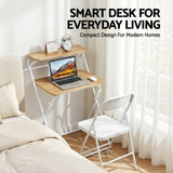 Darrahopens Electronics > Computers & Tablets > Desktops & Accessories Artiss Laptop Desk Foldable Study Desk Home Office Oak