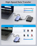 Darrahopens Electronics > Computers & Tablets > Desktops & Accessories BENFEI 000359GY  11-in-1 USB C Hub Triple Display Docking Station Dual HDMI, VGA, 3xUSB 3.0, 10Gbps