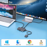 Darrahopens Electronics > Computers & Tablets > Desktops & Accessories BENFEI 000376BK USB 3.0 Switch, USB Switcher 2 Computers Share 3xUSB 3.0 and 1xUSB C with Remote