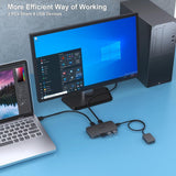 Darrahopens Electronics > Computers & Tablets > Desktops & Accessories BENFEI 000376BK USB 3.0 Switch, USB Switcher 2 Computers Share 3xUSB 3.0 and 1xUSB C with Remote
