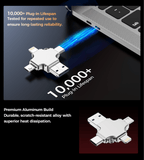 Darrahopens Electronics > Computers & Tablets > Desktops & Accessories Choetech CR-002-SL EasyGO A+C+Micro+lighting four in one card reader