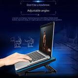 Darrahopens Electronics > Computers & Tablets > Desktops & Accessories **Fully Compatible Laptop Stand｜Dual-Fan Cooling + Ergonomic Angle Adjustment, All-in-One Portable Design for Work, Gaming, and Entertainment**