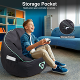 Darrahopens Electronics > Computers & Tablets > Desktops & Accessories Laser Gaming Bean Bag with Pocket & Headphone Strap