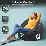 Darrahopens Electronics > Computers & Tablets > Desktops & Accessories Laser Gaming Bean Bag with Pocket & Headphone Strap