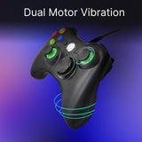 Darrahopens Electronics > Computers & Tablets > Desktops & Accessories Laser Gaming Wired PC Controller - Black