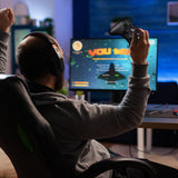 Darrahopens Electronics > Computers & Tablets > Desktops & Accessories Laser Gaming Wired PC Controller - Black