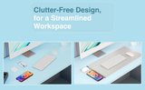 Darrahopens Electronics > Computers & Tablets > Desktops & Accessories Laser Wireless Charging Desk Mat Grey