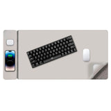 Darrahopens Electronics > Computers & Tablets > Desktops & Accessories Laser Wireless Charging Desk Mat Grey