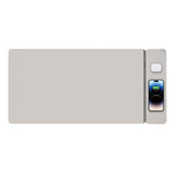 Darrahopens Electronics > Computers & Tablets > Desktops & Accessories Laser Wireless Charging Desk Mat Grey