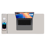 Darrahopens Electronics > Computers & Tablets > Desktops & Accessories Laser Wireless Charging Desk Mat Grey