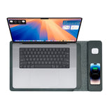 Darrahopens Electronics > Computers & Tablets > Desktops & Accessories Laser Wireless Charging Laptop Sleeve Up to 16 Inch Black