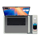 Darrahopens Electronics > Computers & Tablets > Desktops & Accessories Laser Wireless Charging Laptop Sleeve Up to 16 Inch Grey