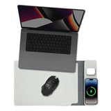Darrahopens Electronics > Computers & Tablets > Desktops & Accessories Laser Wireless Charging Laptop Sleeve Up to 16 Inch Grey