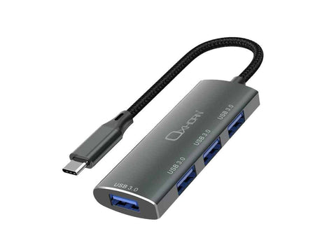 Darrahopens Electronics > Computers & Tablets > Desktops & Accessories OXHORN AD-U31-H4B USB C 4-port Hub Black