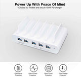 Darrahopens Electronics > Computers & Tablets > Desktops & Accessories OXHORN NB-PD150D PD 150W 5-Port (5A+5C) Charging Dock with build-in rack
