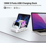 Darrahopens Electronics > Computers & Tablets > Desktops & Accessories OXHORN NB-PD150D PD 150W 5-Port (5A+5C) Charging Dock with build-in rack